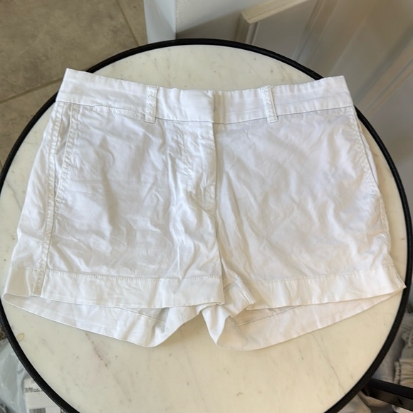 J. Crew Pants - J Crew women’s chino shorts size 0 white shorts